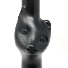 Happy Cat Matte Black Wine Bottle Mosel Reisling Empty Bottle