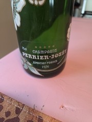 Vintage 1976 « Empty » Perrier Jouet Epernay-france Bottle With Cork..