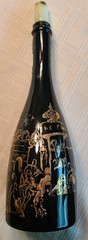 Special Ed. 2001 Paris 28 oz. Champagne Bottle 12&Prime; Cafe Setting by LeRoy Neiman*