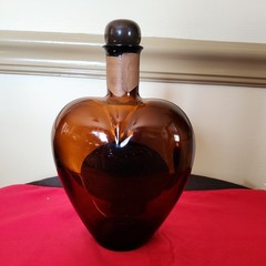 VTG Paul Masson Sherry Bottle Heart-Shaped Cuvee No. 102C California Rare Cream