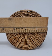 Vintage Portugal Wine Bottle Wicker Wrapped Empty Glass Bottle BIN27