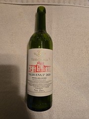 Vega Sicilia Valbuena 5° 2020. Empty Wine Bottle