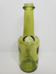 Vintage Vin Jaune Green Glass Bottle – French Jura Wine Decor – Clavelin Style