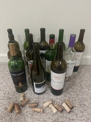 Lot of 12 Empty Wine Bottle-750ml
