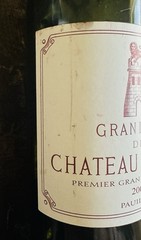 Chateau Latour Wine Bottle EMPTY 2005 Pauillac France Collectible 750 ML