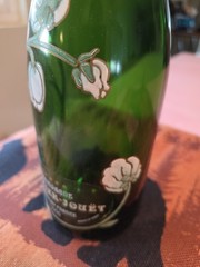 Vintage 1976 « Empty » Perrier Jouet Epernay-france Bottle With Cork..