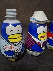 Suntory Beer Penguin Vintage Empty Bottle 4 SET