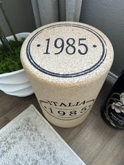 Giant ITALIA 1985 Wine Bottle Cork Decor 17”x11.5”