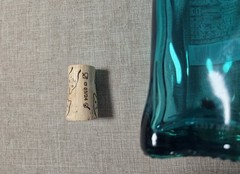 W/Cork! Happy Cat Moselland Green Cat Shaped Glass Wine Bottle 2023 Rheinhessen