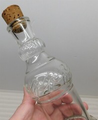 Vintage Tall Glass Decanter Bottle for Wine and Spirits