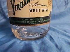 RARE Vtg Pre-prohibition Garrett & Co. Inc. Virginia Dare 14¾ » Tall Wine bottle