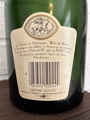 Empty, Uncorked Comtes de Champagne Bottle Decor Or Prop