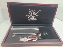 Peugeot Clef du Vin Elegance Collection Wine Ageing Potential Set New Wooden Box