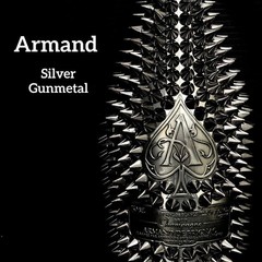 Armand de Brignac Studs Decoration Empty Bottle Color Silver Gunmetal Toge-mand