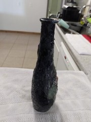 Vintage Italian Marchi Brescia stoneware bottle