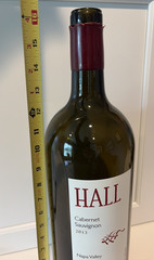 Hall Wines Napa Valley Cabernet Empty Magnum Bottle 1.5L 16.5&Prime; Tall by 5&Prime; diam
