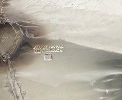 Orfèorerie de France Silver Plated Envelope Bouteille cont 1,5 for wine