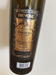 3 Dievole Wine Artistic Bottles 2 Corks EMPTY 2001 Tuscany Italy Collectible