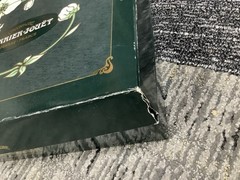 1995 Perrier Jouet Brut Fleur de Champagne Empty Bottle W/ Glasses And Box