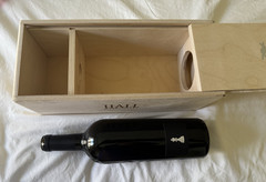 2016 Platinum Collection Hall Bishop EMPTY Wine Bottle Box NO Cork Napa Cabernet
