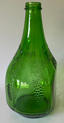 Vintage MARGO WINE COMPANY Philadelphia PA GREEN Half Gallon Bottle DURAGLASS