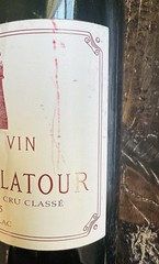 Chateau Latour Wine Bottle EMPTY 2005 Pauillac France Collectible 750 ML