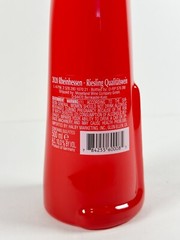 Rheinhessen Riesling Cat Shape Red Glass Wine Bottle 2020 Empty 13&Prime; Tall