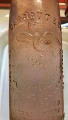 VINTAGE GARRETT & COMPANY WINE BOTTLE – 1/2 PINT – ST. LOUIS, MO & NORFOLK, VA