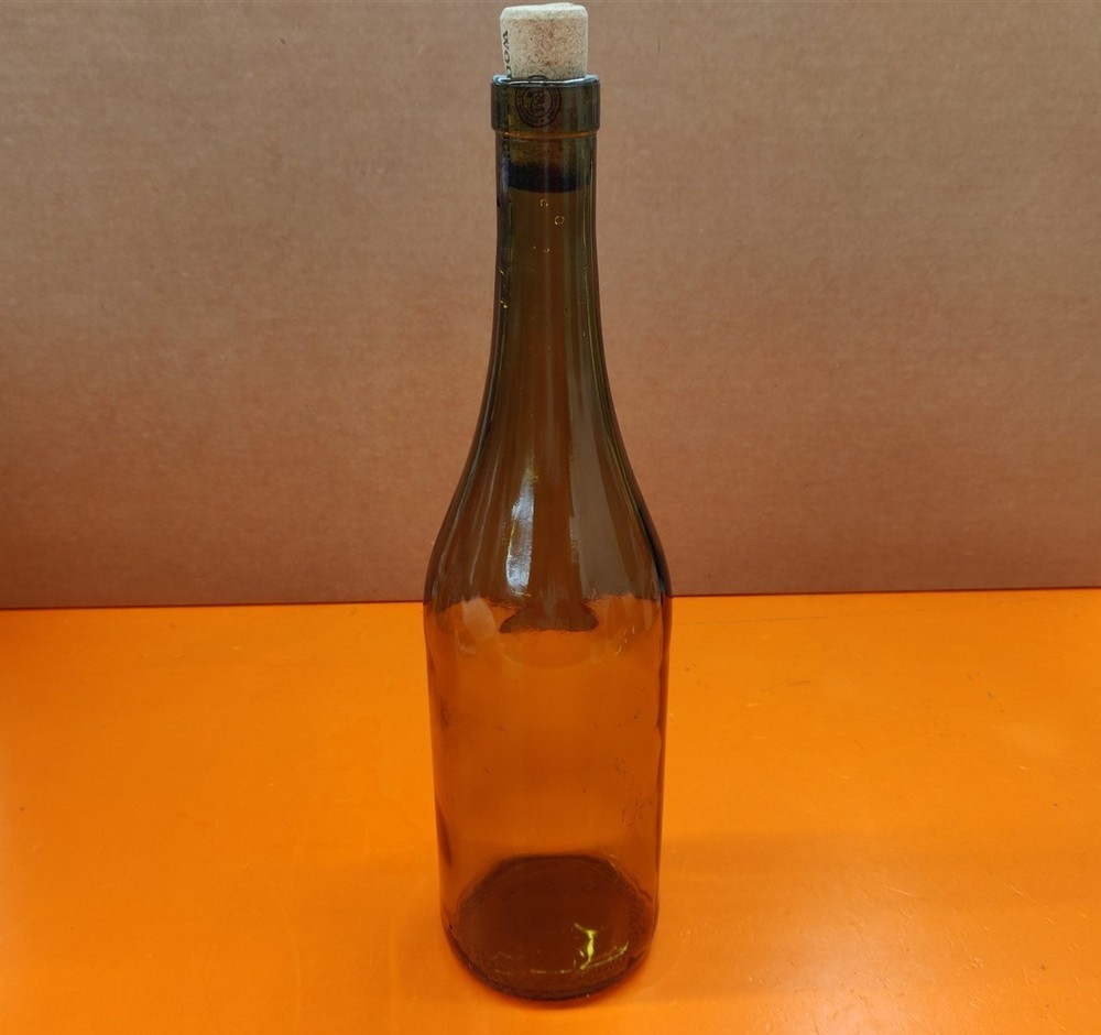 ⭐️⭐️⭐️⭐️⭐️ Empty 750mL Glass Wine Bottle Olive Green for Upcycle Crafts Décor