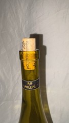 Toasted Heads Empty Chardonnay Wine Bottle With Cork 2002 Bottling Year