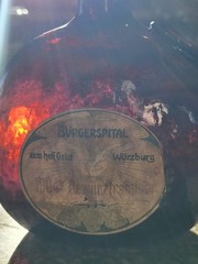 1904 Gewurztraminer Burgerspital zum heil. Geist Labeled 19th c Wine Bottle