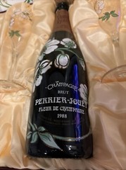 Champagne Perrier Jouet Special Edition Box Set 1988/ Empty Bottle