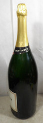 Taittinger Brut Champagne Dummy Empty Bottle Prop Mathusalem Wood Crate Very Big