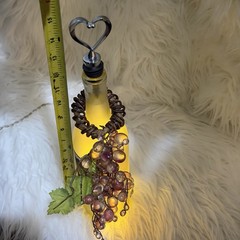 wine Glass Craft bottle With Lights