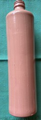 Vintage MKM German Pink Stoneware Wine Bottle