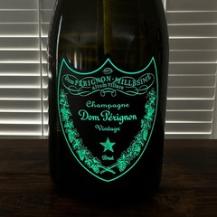 Dom Perignon Brut Green Luminous Light Up Empty Bottle 1.5L Magnum