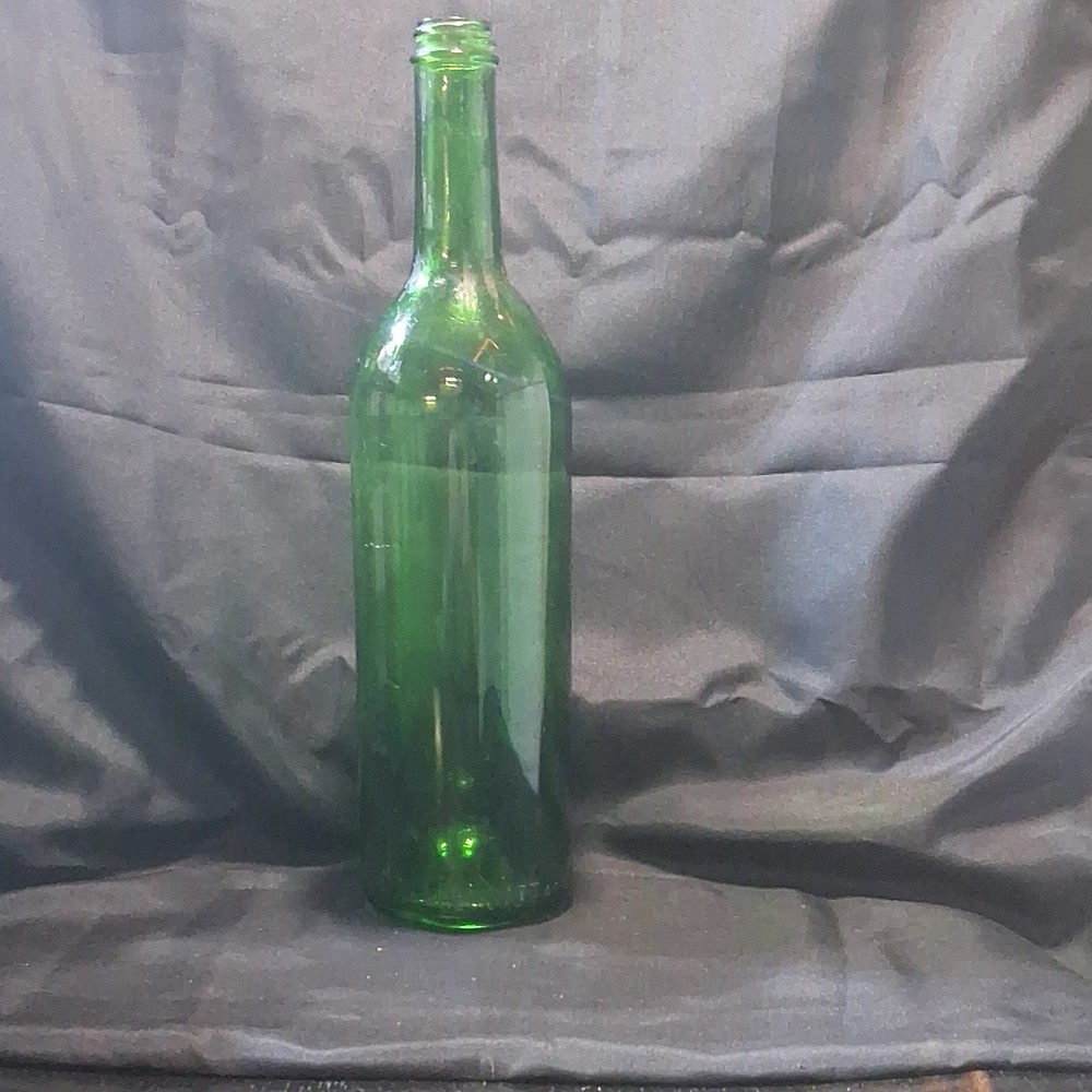 Green Glass Wine Bottle 4/5 Quart Collectible