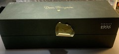 Dom Perignon 1998 Vintage Empty Bottle & Display Box Champagne Wine