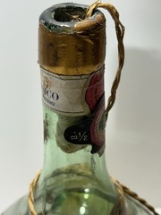 Vintage 1966 Chianti Classico Bottle 1/2 Gallon Straw Basket Rattan Empty