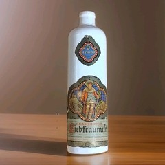 Beameister Liebfraumilch stoneware bottle Vintage