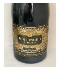 Vtg BOLLINGER 1979 Empty Sealed Brut Champagne Large 1.5 Liter Display Bottle