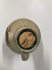 Vintage Pottery Corked Vino Vite D’oro Decorative Wine Bottle 1985 Italy 8x 4”