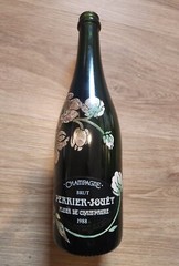Vintage 1988 Brut Perrier-Jouet Empty Bottle Fleur de Champagne Seagram Chateau