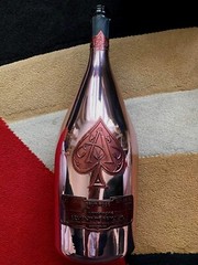 1.5L MAGNUM ROSE (ACE OF SPADES) EMPTY BOTTLE WITH BOX AND SLEEVE