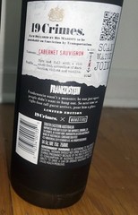 FRANKENSTEIN Glow in Dark 19 Crimes Empty Wine Bottle, Monsters
