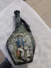 Vintage Italian Marchi Brescia stoneware bottle