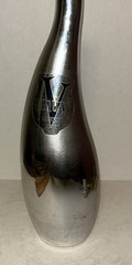 Vinuva Silver EMPTY wine bottle Nice Collectible