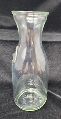 Half Litre Glass Bottle Made In Canada Milk Jar 54527 8” Tall Country Farm house