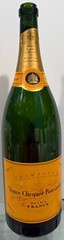 Champagne Veuve Clicquot Ponsardin Brut Jeroboam Empty Glass Bottle 3 Liter