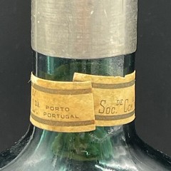 Mateus Green Glass Bottle Labels 1 Pt 9 oz Sogrape Rose Wine Portugal Vintage